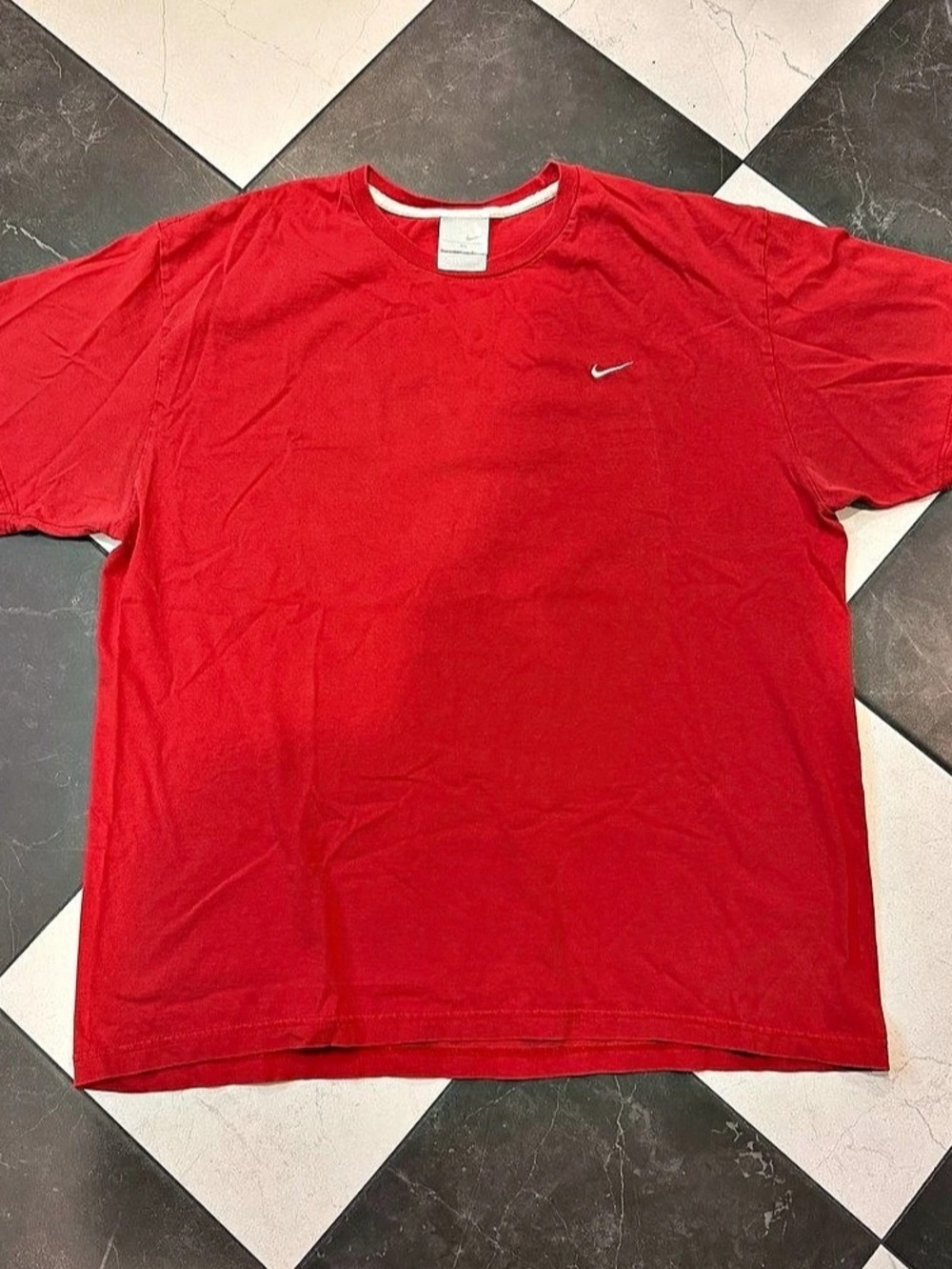 Vintage Nike Red Short Sleeve Tee Size XL
